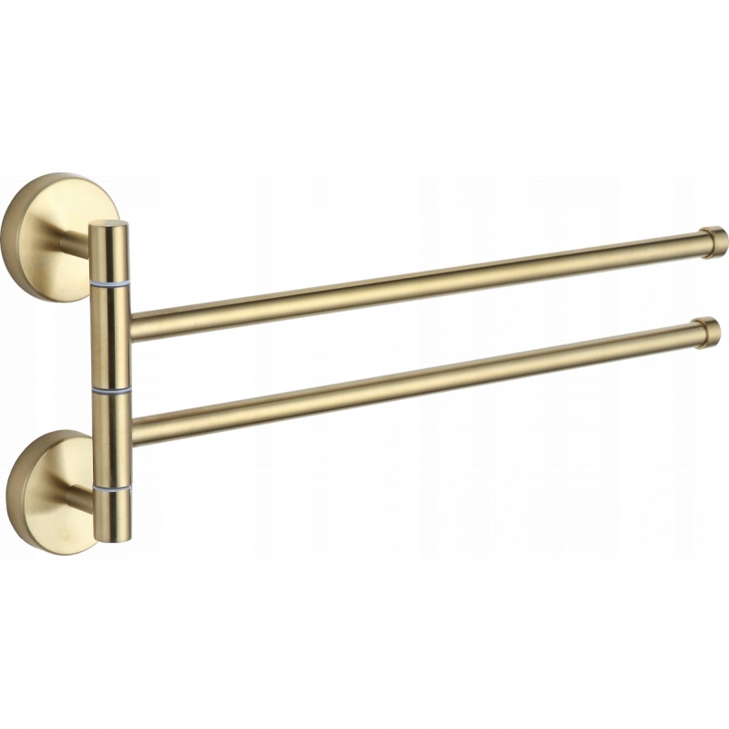 Mexen Double Towel Hanger, zlatý