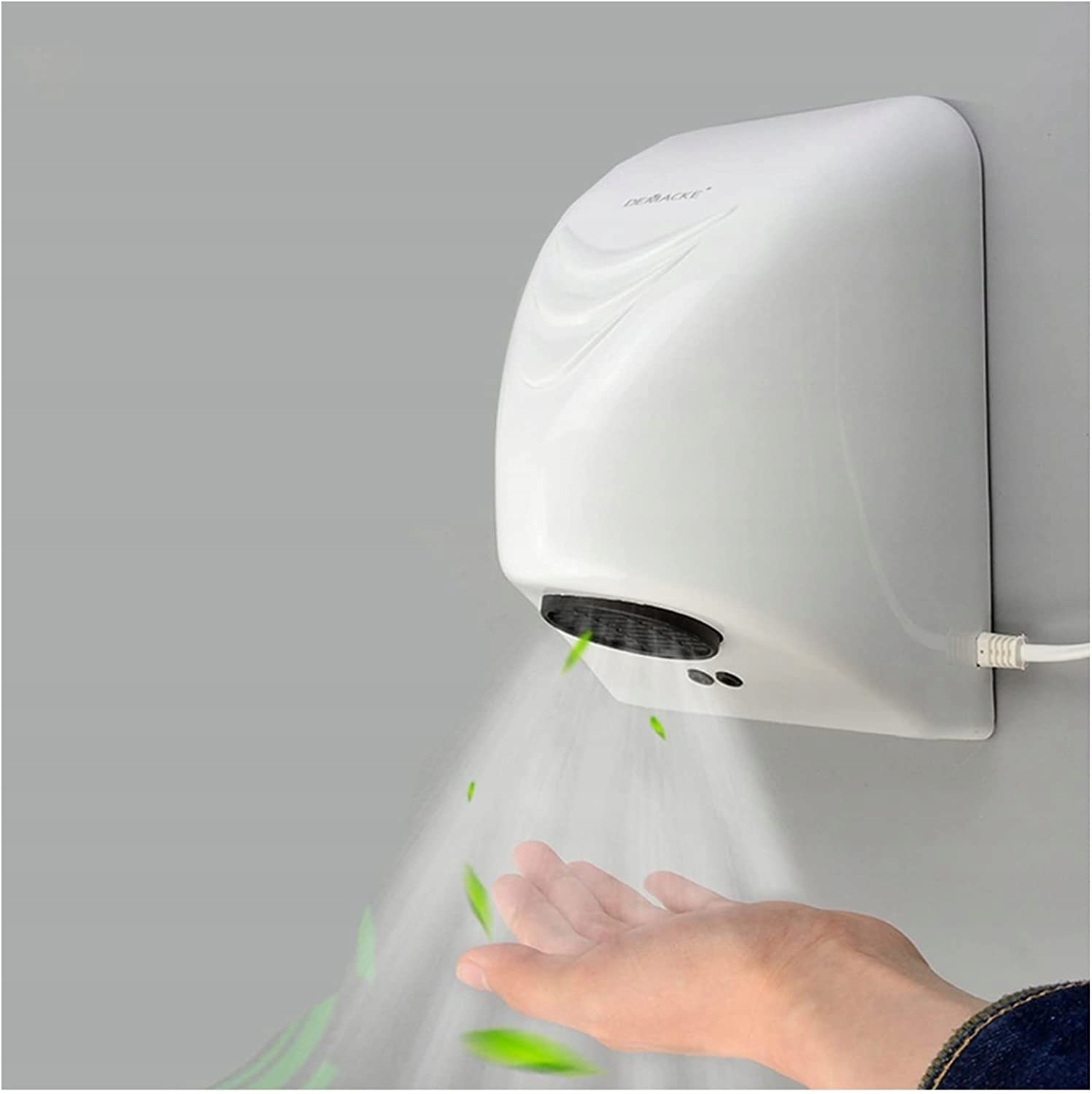 Sušič rúk - Mini elektrická sušička Roca namontovaná na CI