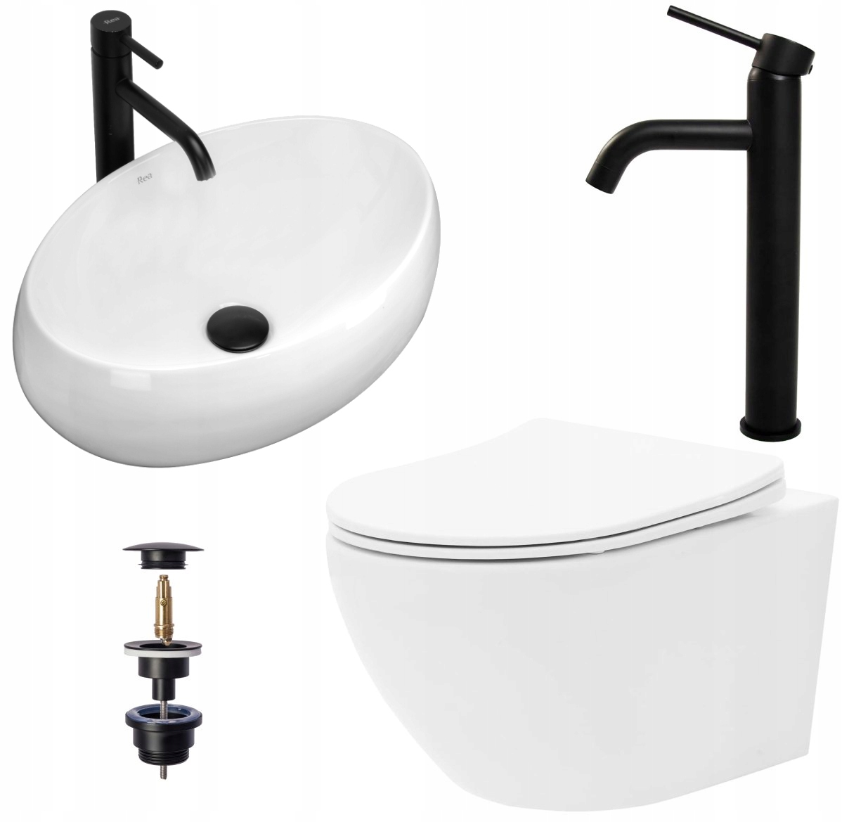 WC misa - Misa WC Carlo Rimless Washbasin Linda Battery Rea