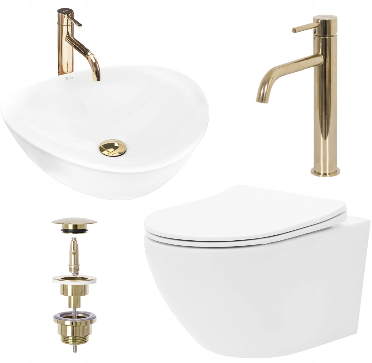WC misa - Misa WC Rea Carlo Rimles + Andrea Battery Washbasin