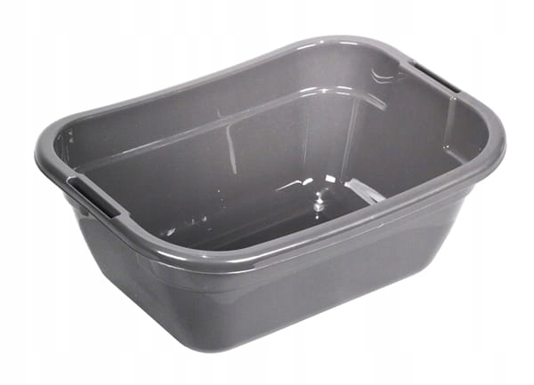 Strieborná pravouhlá misa 23l PLASTTEAM