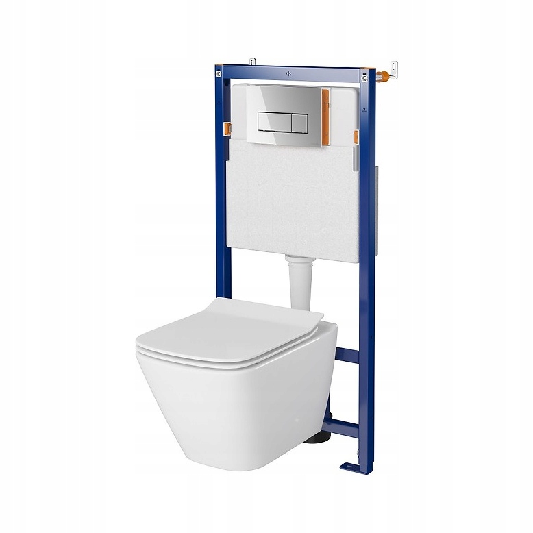 Podomietkový WC modul - WC City Square Bowland + pomalé sprostredkovanie dosky