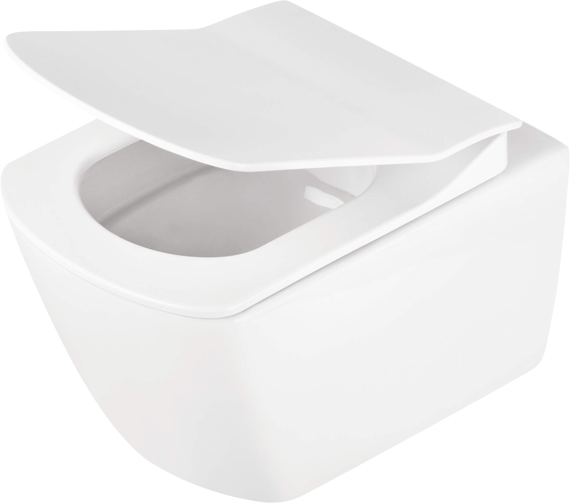 WC misa - Závesná WC misa Deante Anemon Zero biela