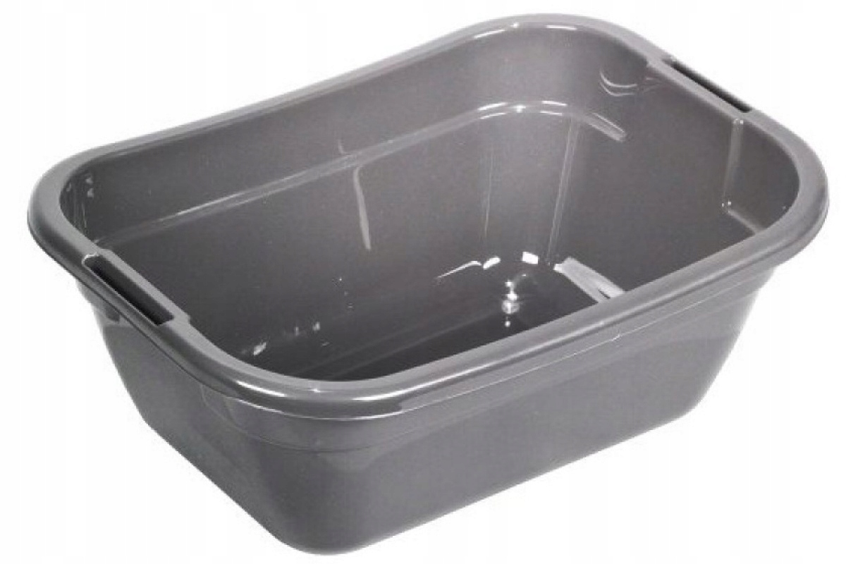 Oval Bowl, 23 L, tím Silver Plast