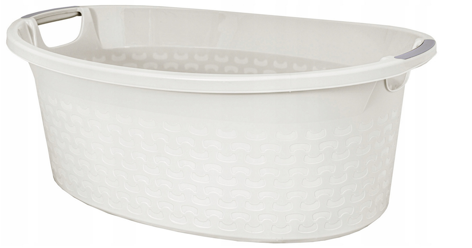 Kôš na bielizeň -  Blade Bowl s branq bavlnou priľnavosť 40 l biela