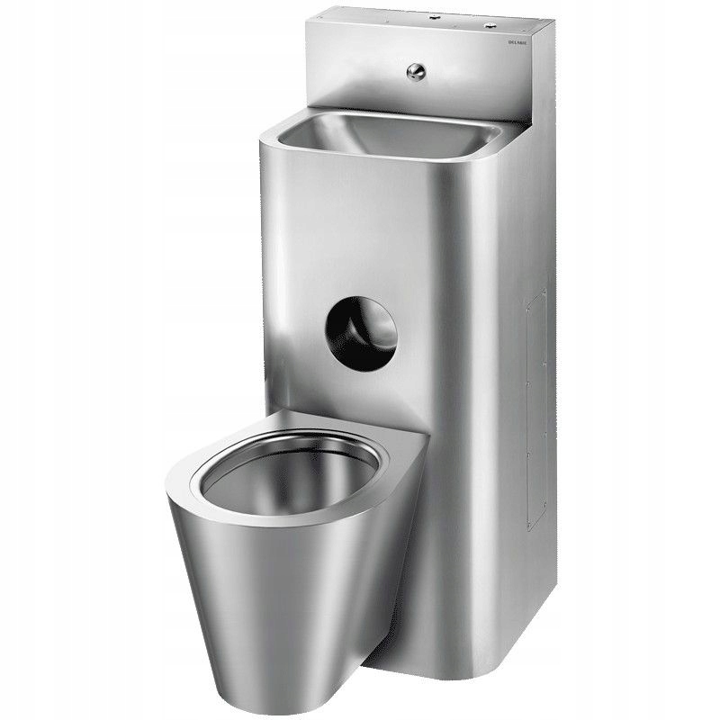 WC misa - Kompaktný modul Washbasin a WC Inox Delaba 160500