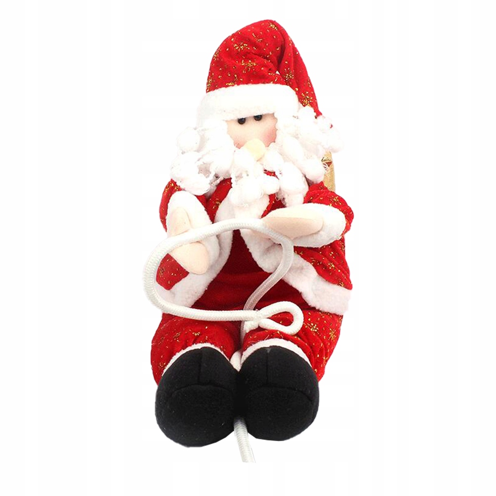 Figurka pani Santa lezú na línie Santa Claus