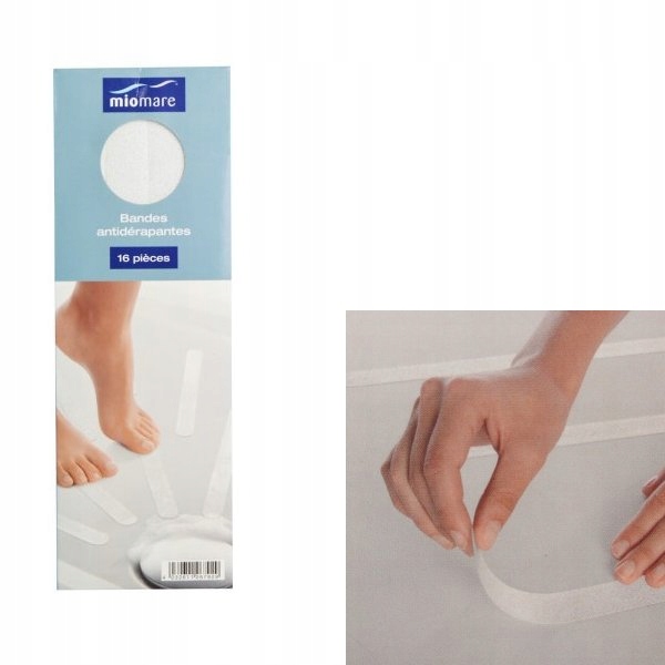 Protišmyková kúpeľňová podložka - Non -slip nálepky pre Wanna sprcha 16 ks