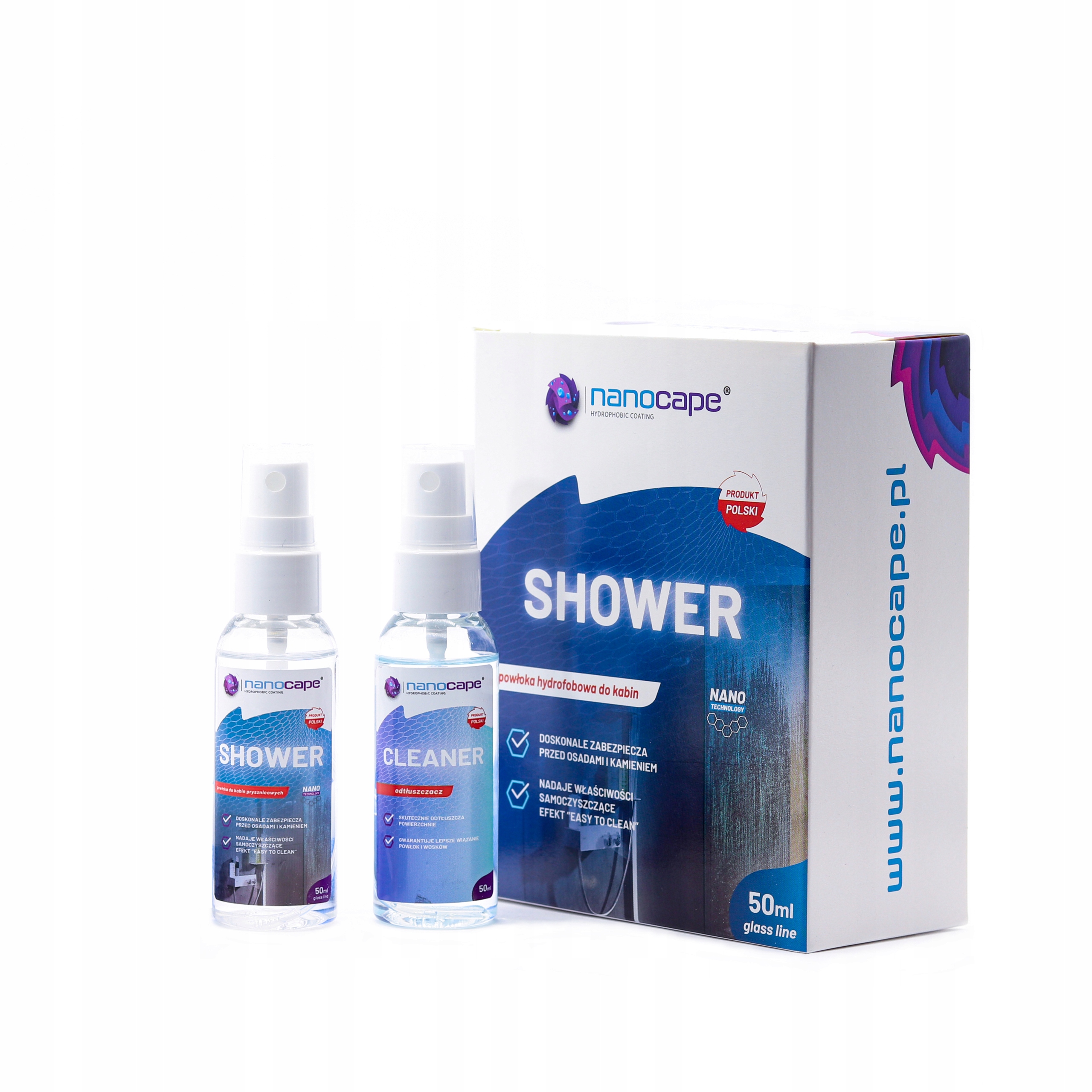 Nanocape pre sprchové kabíny! Stay-Clean efekt!