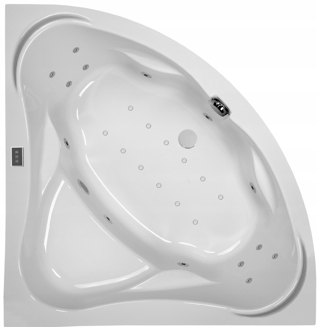 Vaňa - Rohová vaňa s hydromasážou 140x140 3L záruky
