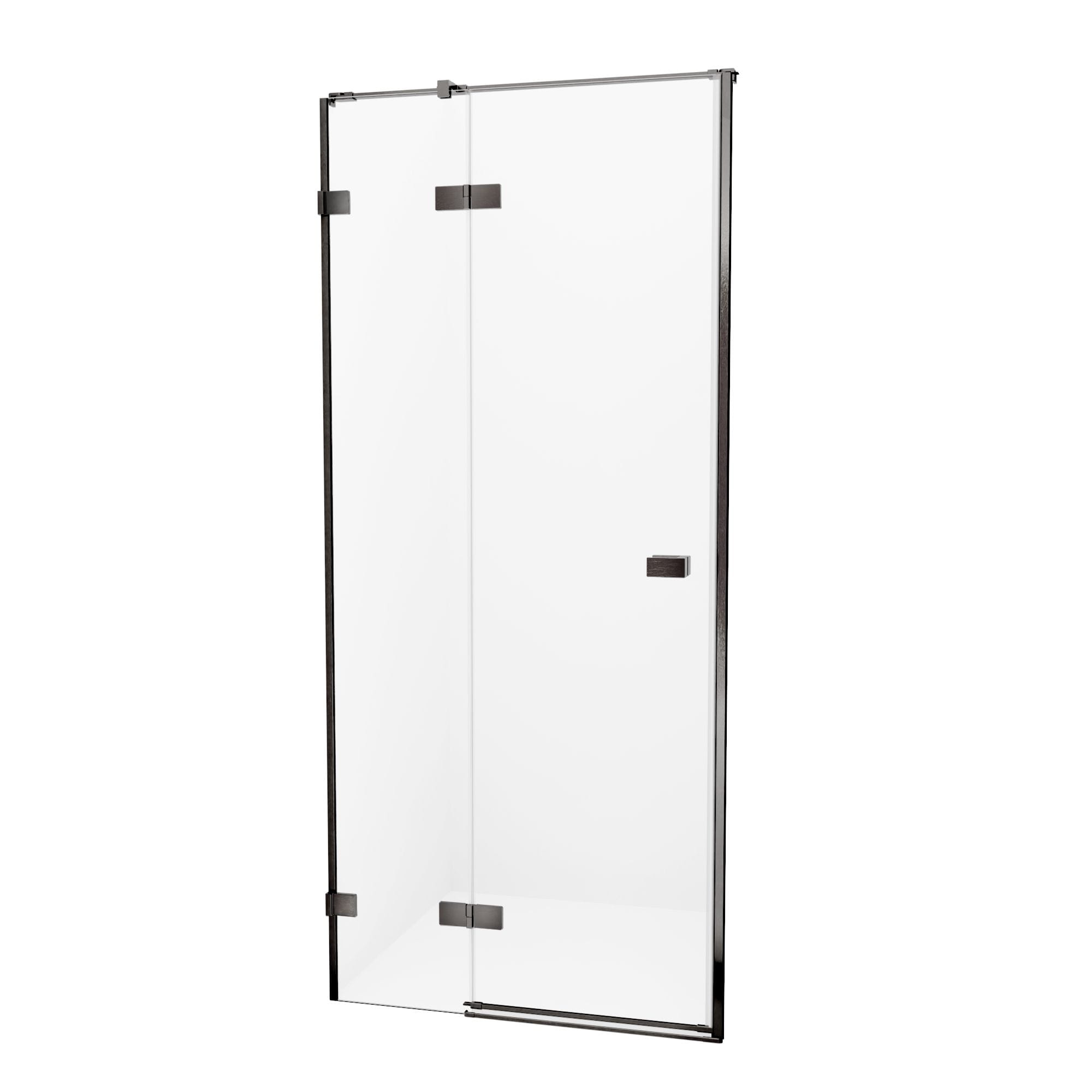 Sprchová zástena - Nový trend Avexa Gunmetal 120x200 Dvere EXK-3252
