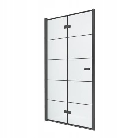 Sprchová zástena - Nové trendové nové Soleo Black 90x195 Dvere D-0283A