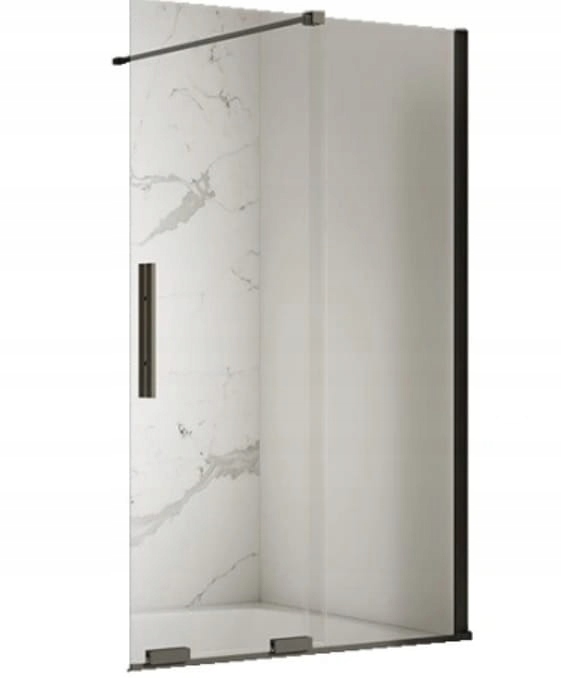 Vaňová zástena - Nová Trendy Smart Black 110x150 Exk-4201 obrazovka