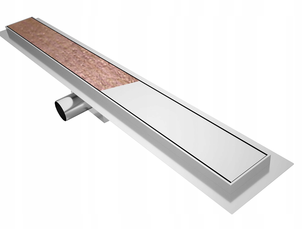 Sprchový žľab - Nízky lineárny výstup 90 cm 2in1 maska