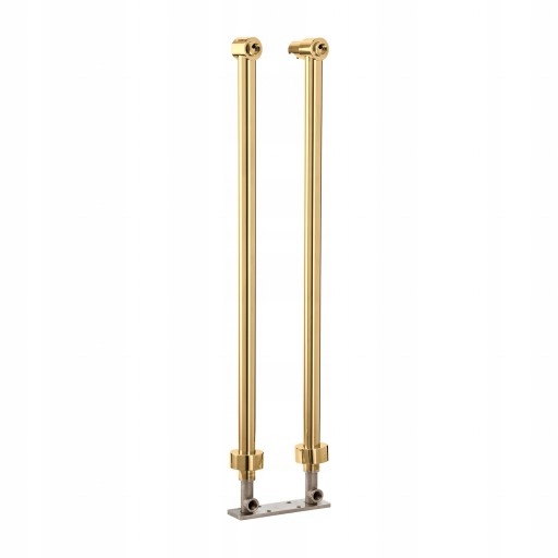 Splachovacie WC tlačítko -  Nohy pre batériu vane 84 cm zlato