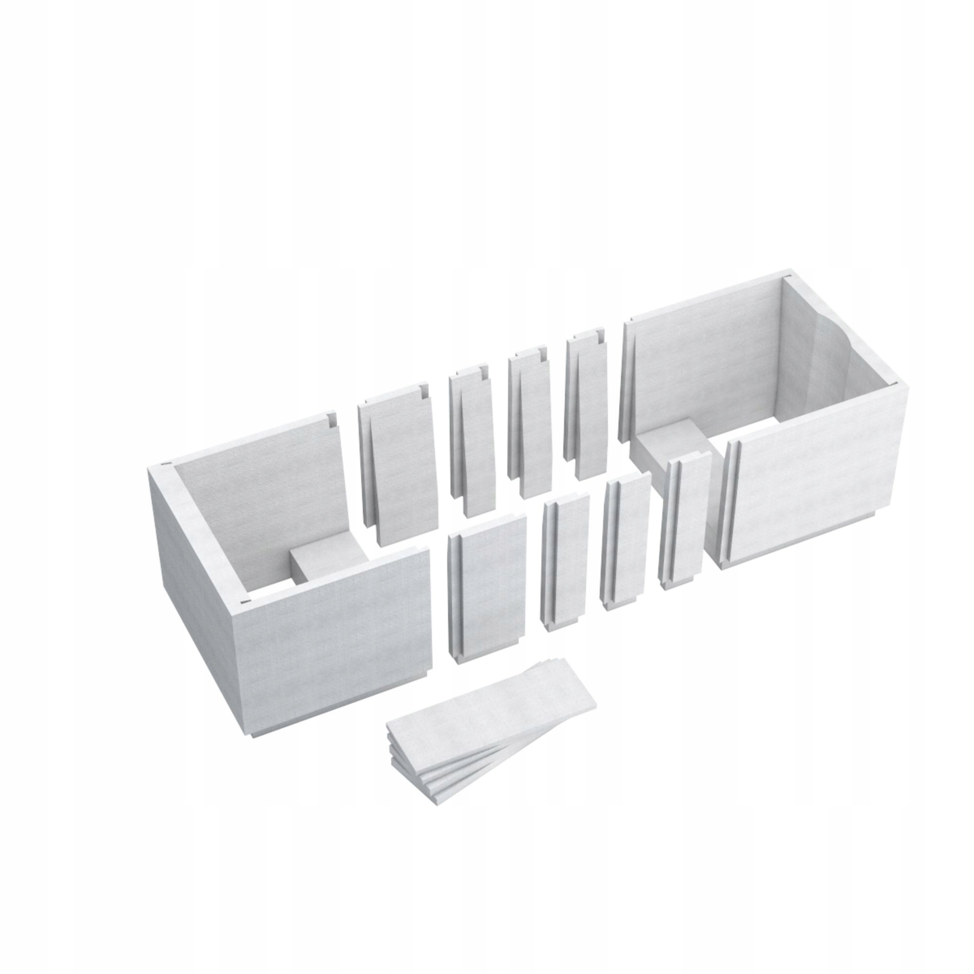 Penel k vani - Nosič polystyfoam pre plánovací obdĺžnik vane