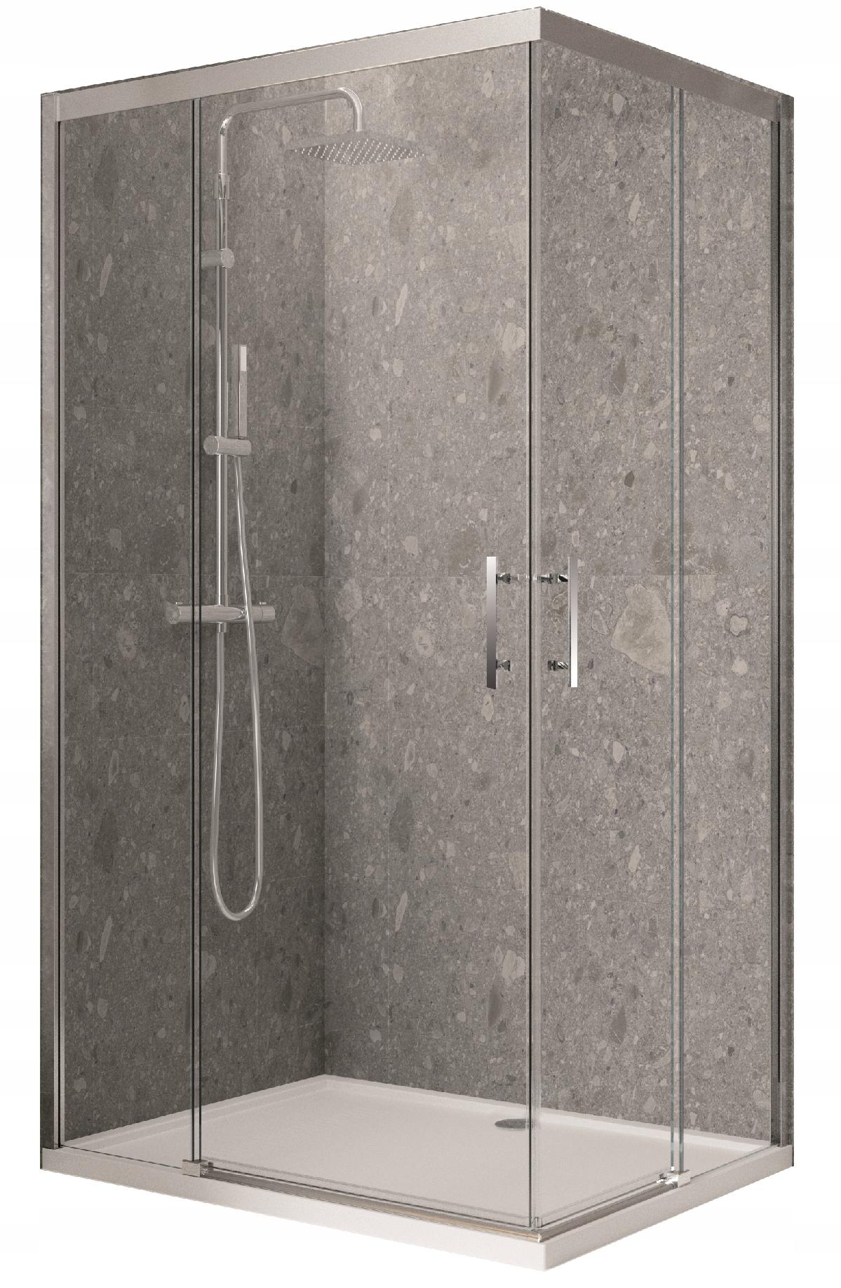 Sprchový kút, kabína - Novellini Kali 80x80 sprchová skrinka