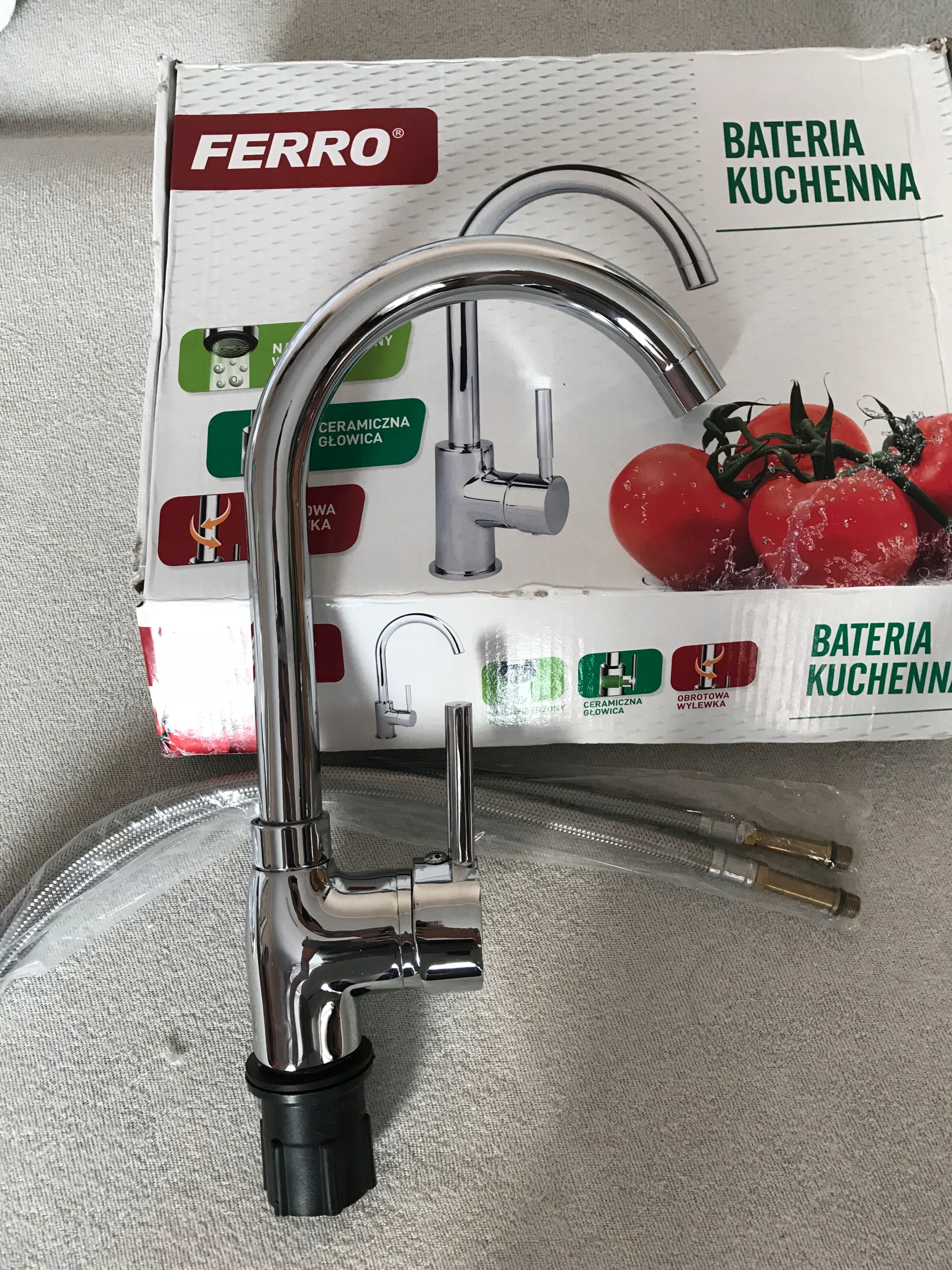 Kuchynská, drezová batéria - Nová - kuchynská batéria Ferro Lecco BLC4