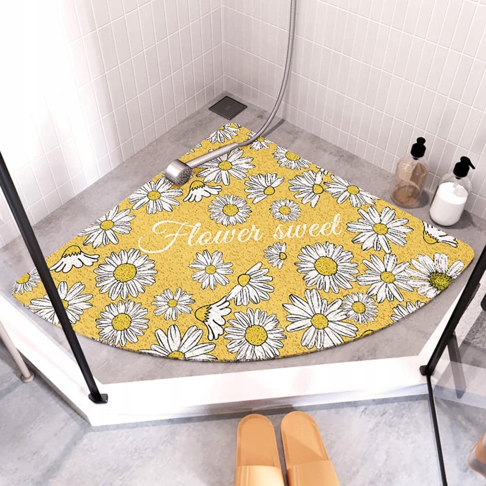 Protišmyková kúpeľňová podložka - Anti -slip Mat Fast -drying XL Green