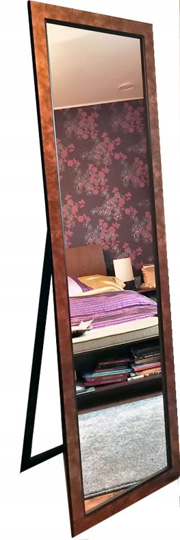 Mimoriadne stojaté zrkadlo 170x50 cm - zlato