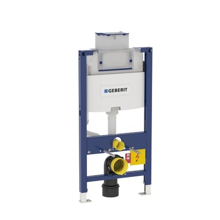 Podomietkový WC modul -  Nízky toaletný rám Geberit Omega H 98 cm + držiak