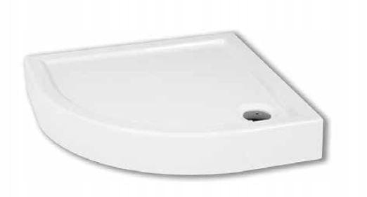 Sprchová vanička - Novellini Half -Round Shower Tray 550 Biely polomer