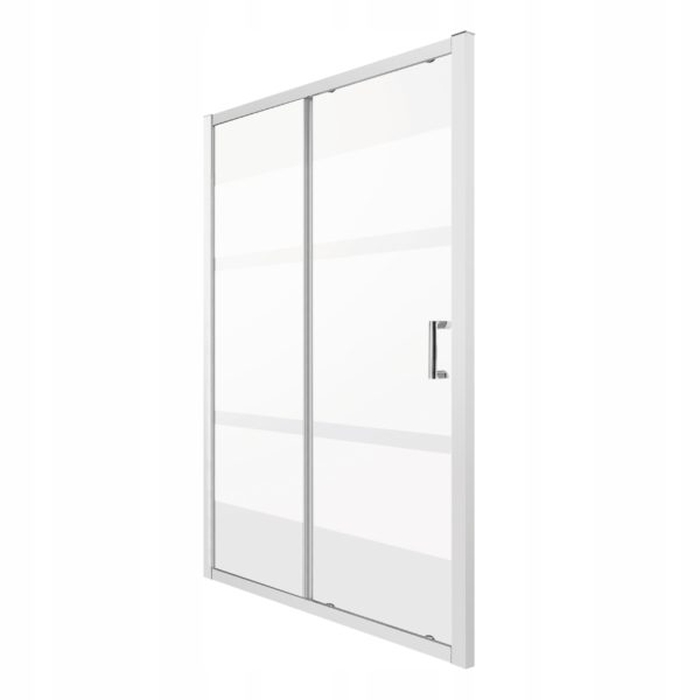 Sprchová zástena - Novoternové sprchové dvere 120 cm priblíženie mliečnych pásov