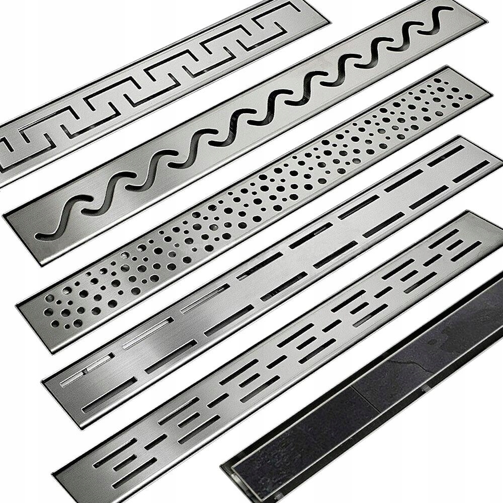 Sprchový žľab - Lineárne drain 120 cm so sprchou sprchové 6 vzorov