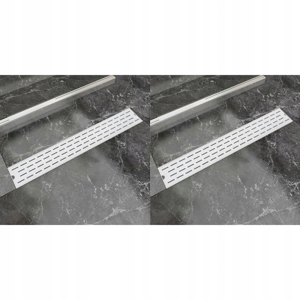 Sprchový žľab odtok - Lineárne vypustenie 2 ks 73 cm Mnoho návrhov na výber
