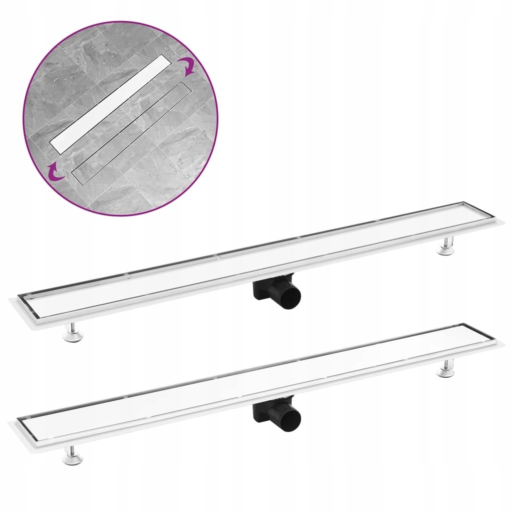 Sprchový žľab odtok - Lineárny odtok 2in1 103 cm Mnoho návrhov na výber