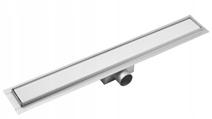 Sprchový žľab - LINEÁRNY VYPÚŠŤAČ 50 CM SIPHON BIELE BIELE SKLO ROYAL
