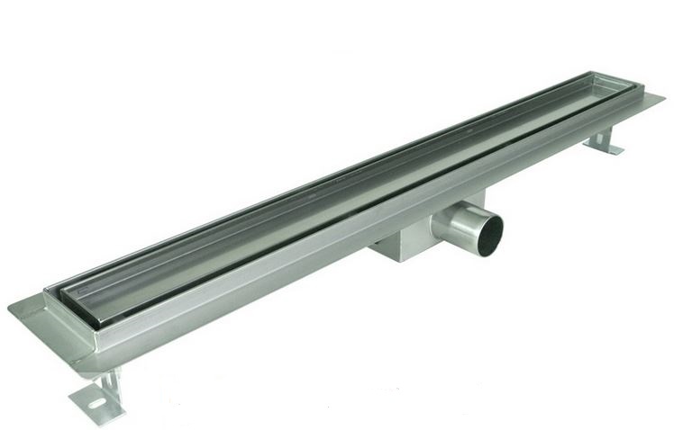 Sprchový žľab - Lineárne odtok 50 cm na nízkom plechu 52 mm