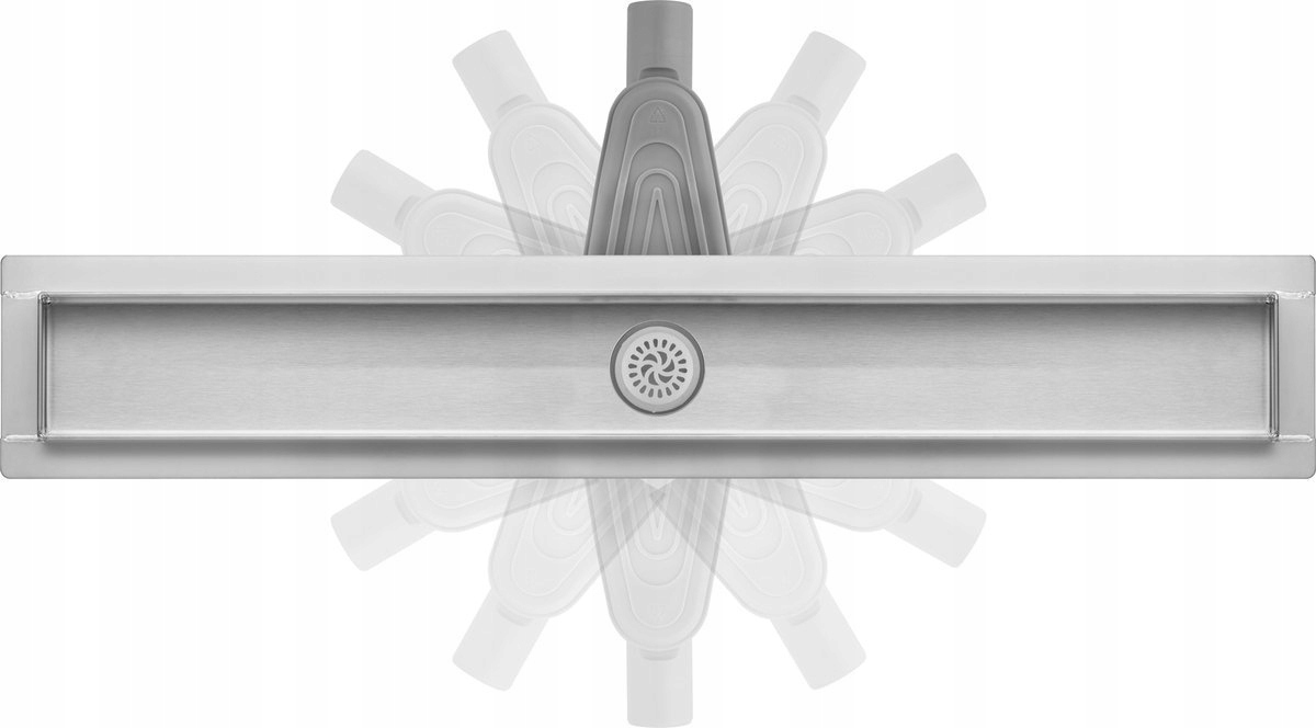 Sprchový žľab - Lineárny Outflow 80 cm ROTTIVITY NÍZKA SIPHON 2IN1