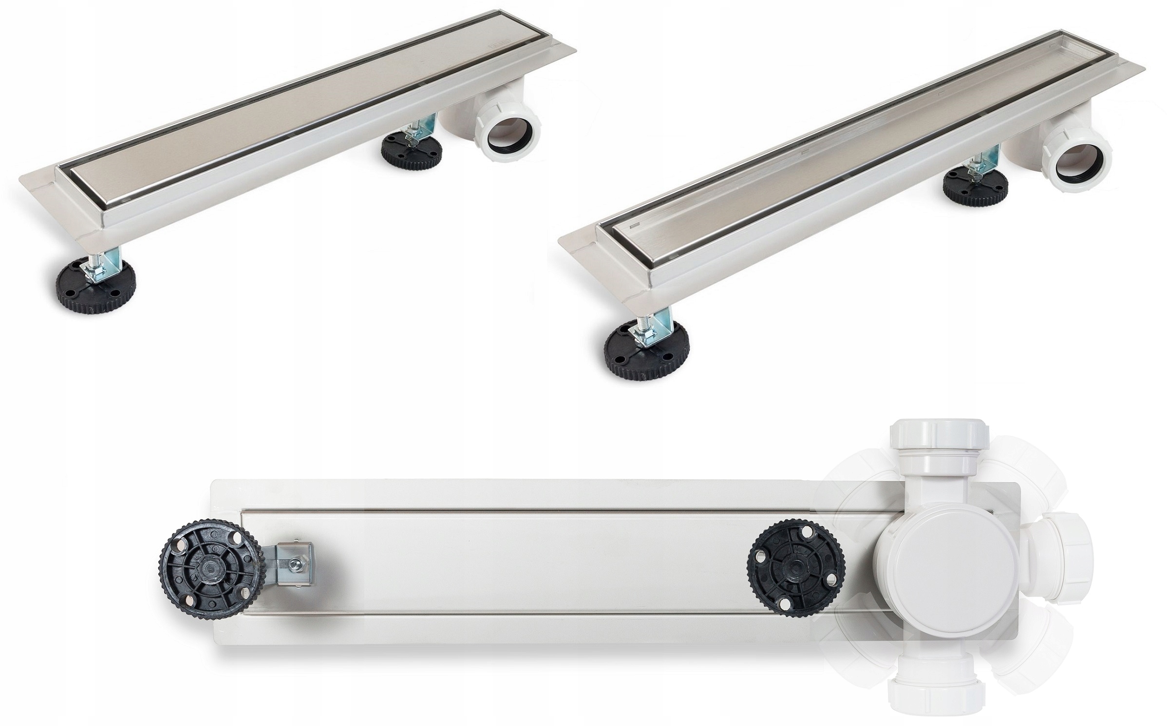 Sprchový žľab - Lineárny výtok obojstranný 90cm Side Syfon 360