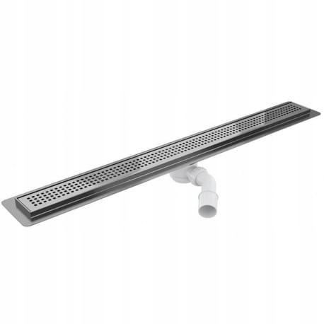 Sprchový žľab odtok - Lineárny odtokový golier 80 cm stierač prémiu Sirocco