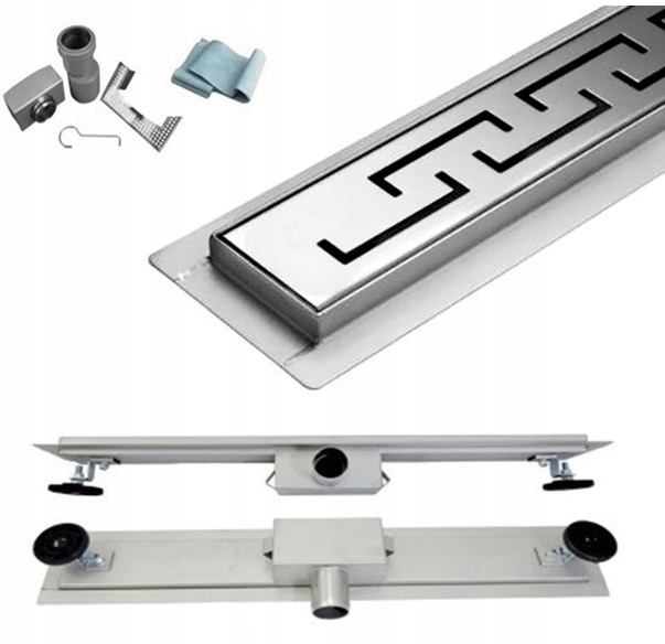 Sprchový žľab - Lineárny odtok M02-kvapky 110cm Záruka 15 rokov