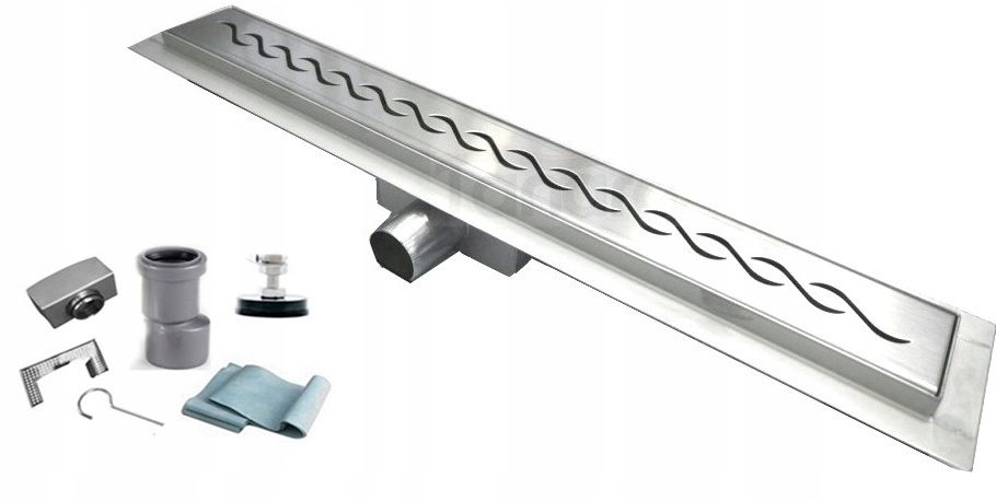 Sprchový žľab odtok - Lineárny odtok 75 cm M01 nízke kvapky