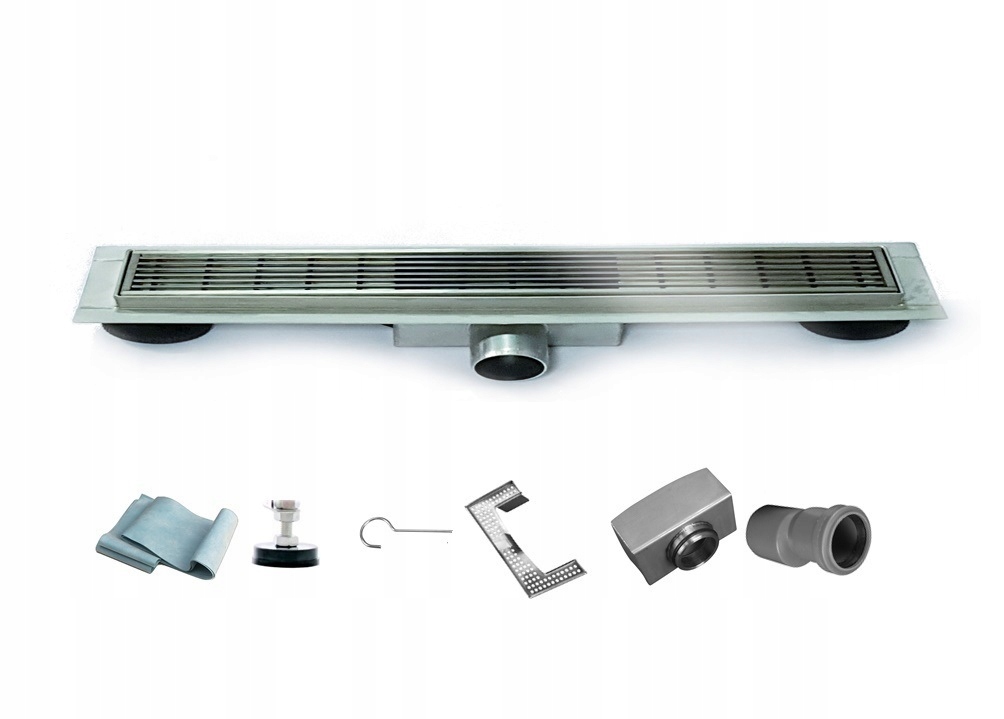 Sprchový žľab - Lineárne sprchovací odtok M00 80 cm nízka 52