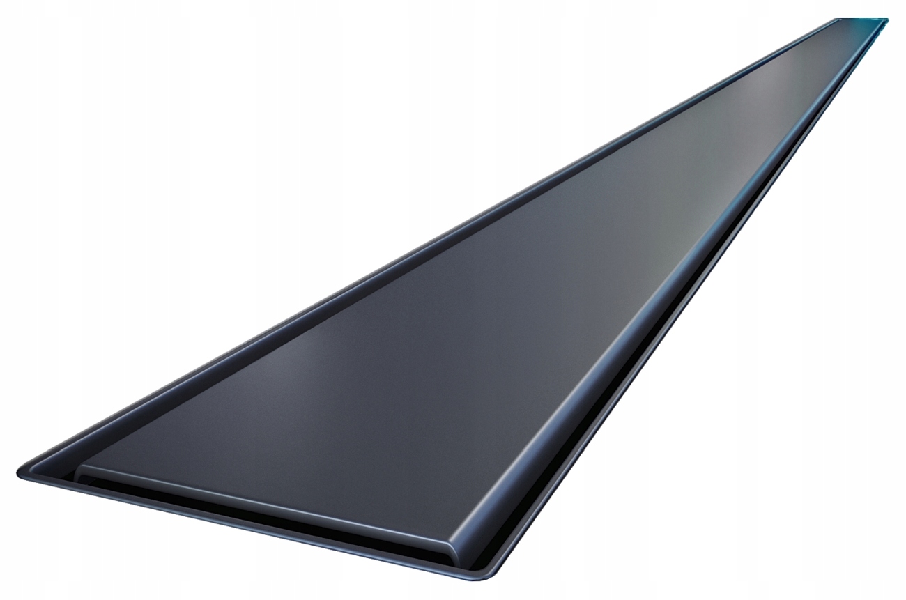 Sprchový žľab - Slim Linear Outflow 110 cm čierna podlaha nízka