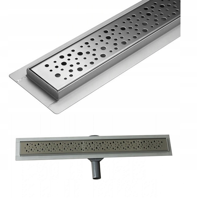 Sprchový žľab odtok - Lineárny odtok s rotačným sifónom 90 cm kvapky