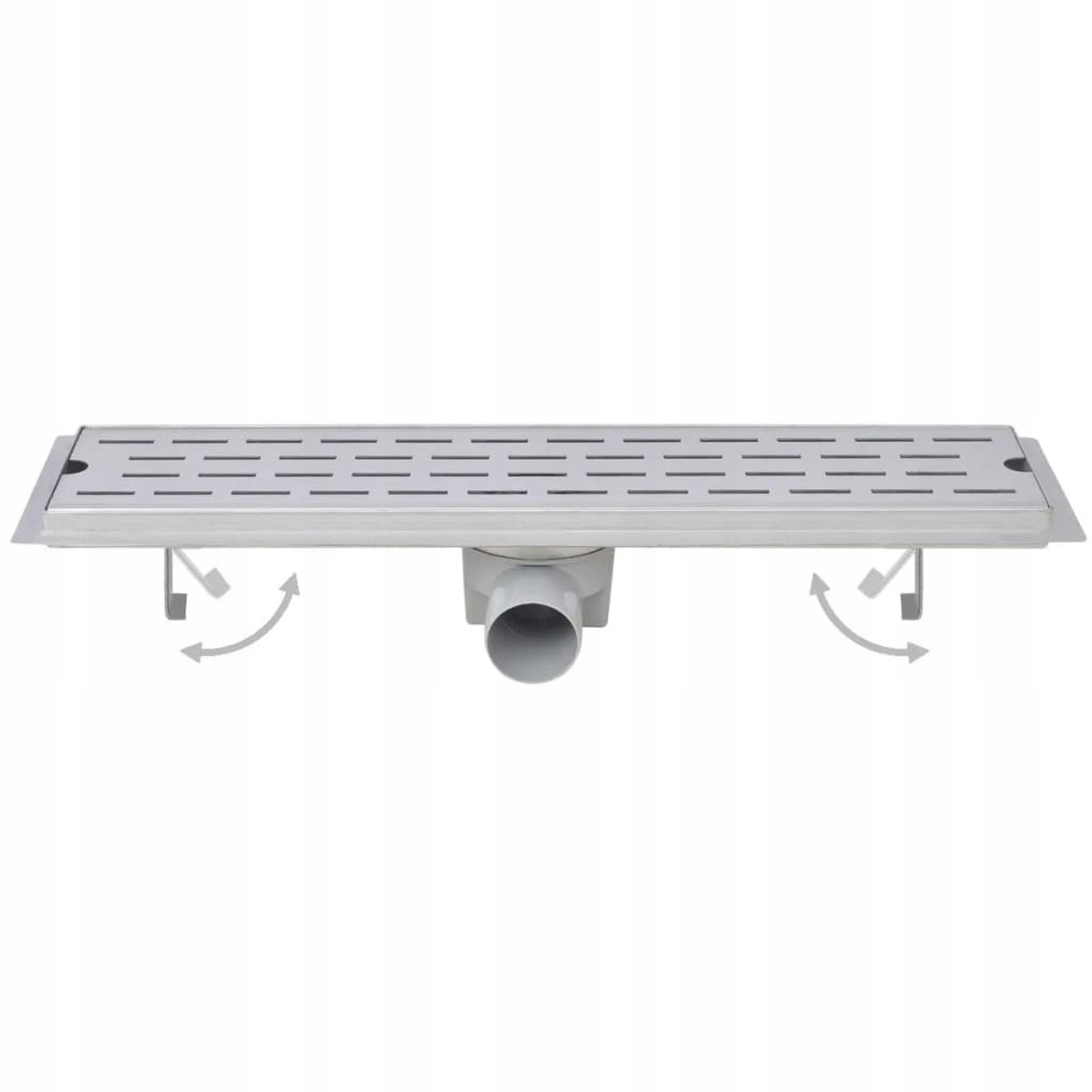 Sprchový žľab - OCEĽOVÝ LINEÁRNY ODVOD SPRCH 2 KS 1030x140