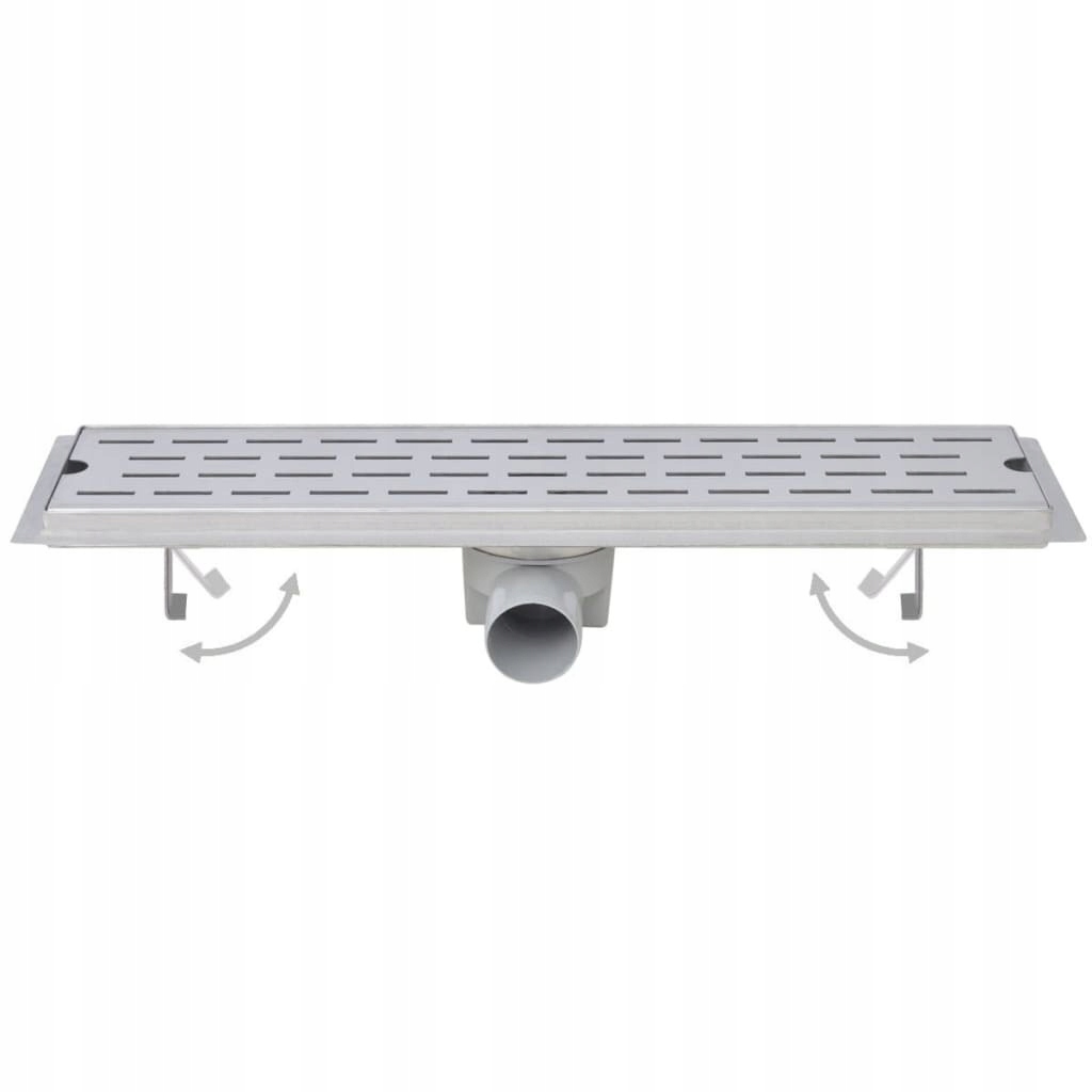 Sprchový žľab - Outflow Sprcha 2 ks Lineárna oceľ 930x140mm