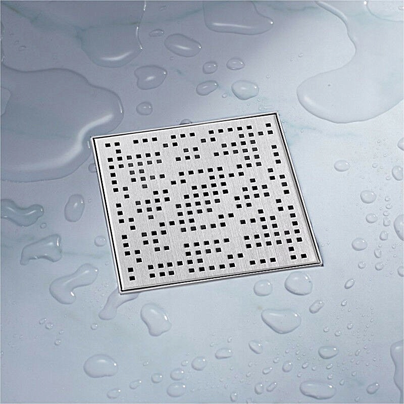 Sprchový žľab - Sprcha Outflow Square Square 25x25 mriežka