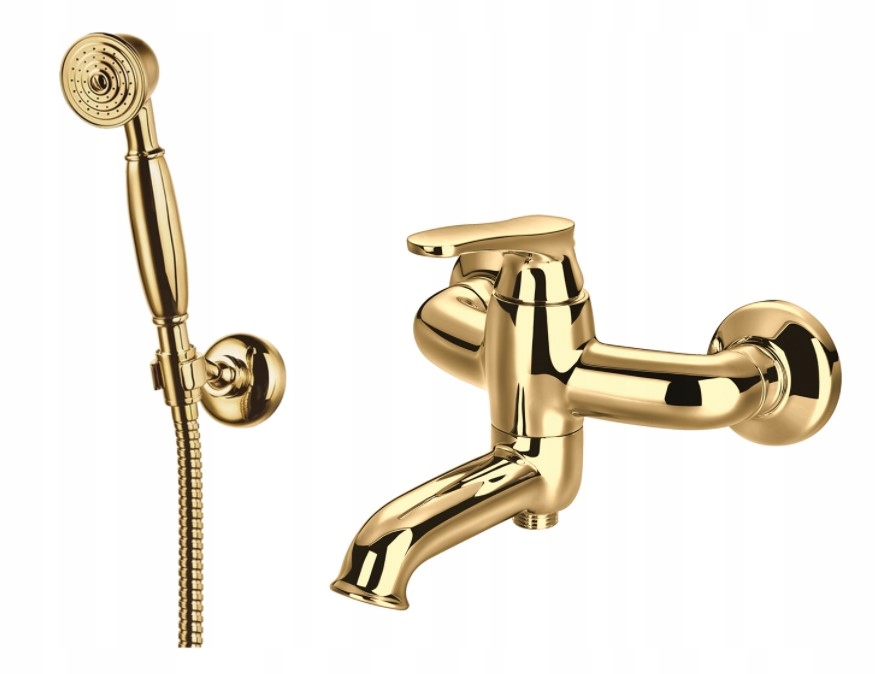 Vaňová batéria - OMNIRES Art Deco z batérií sprchová batéria. Golden
