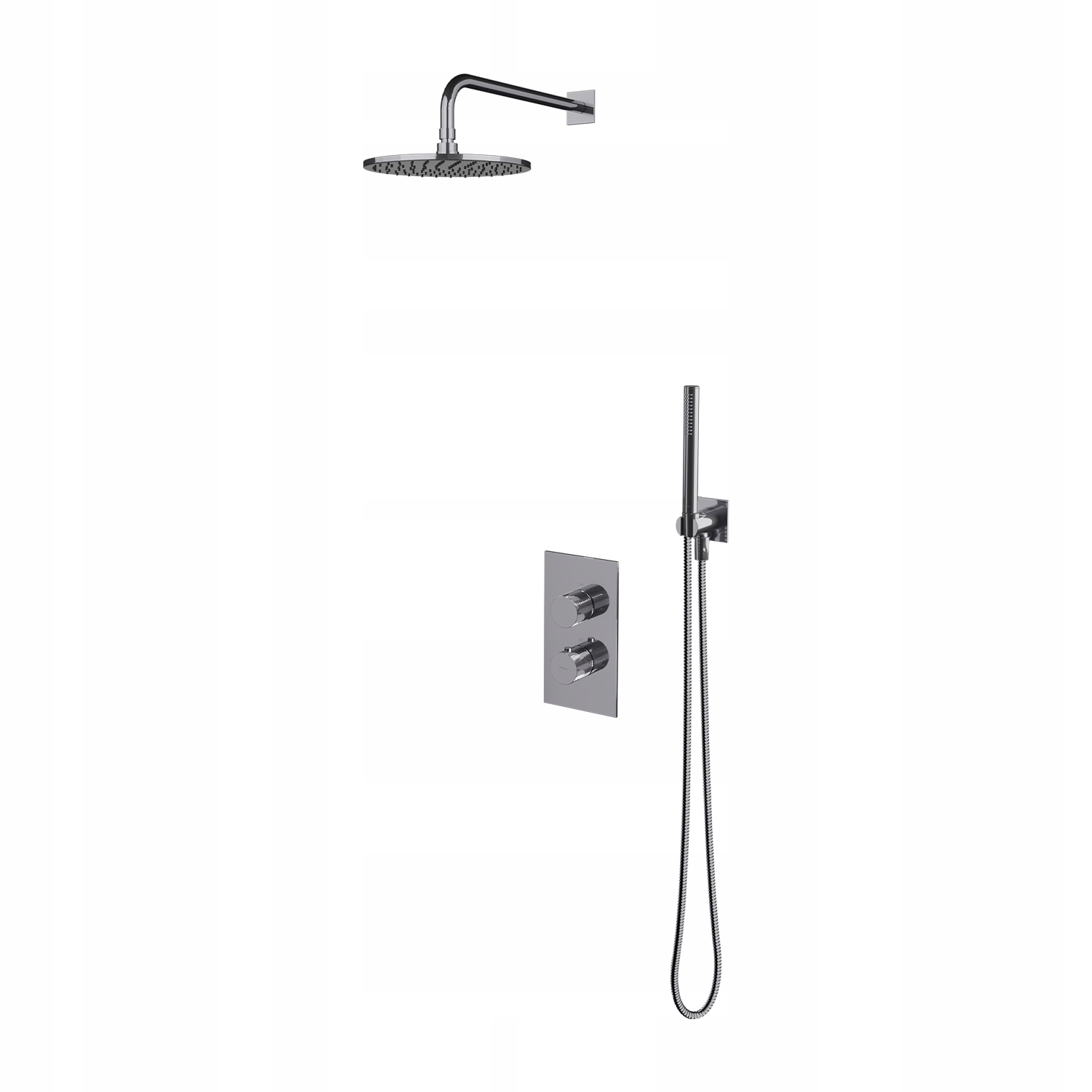 Omnires Contour Termostatic Set P/T, Chrome