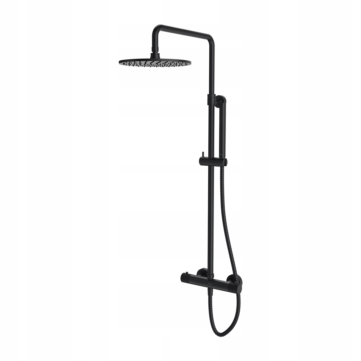 Omnires Contour Termostatic Set, antracit