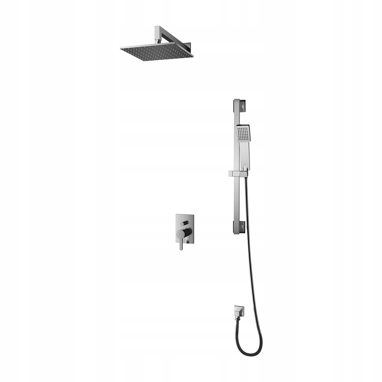 Mexen Slim Square Rain Shower 25 x 25 cm Chrome