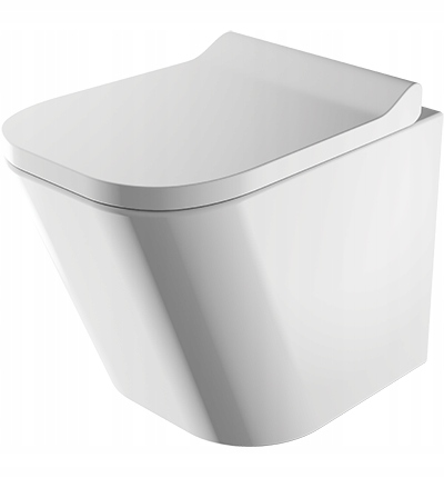 WC misa - OMNIRES FONTANA RIML keramická misa 48cm+biela doska