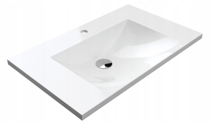 Umývadlo - OMNIRES NAXOS UMÝVADLO 76x46 cm BIELY LESK