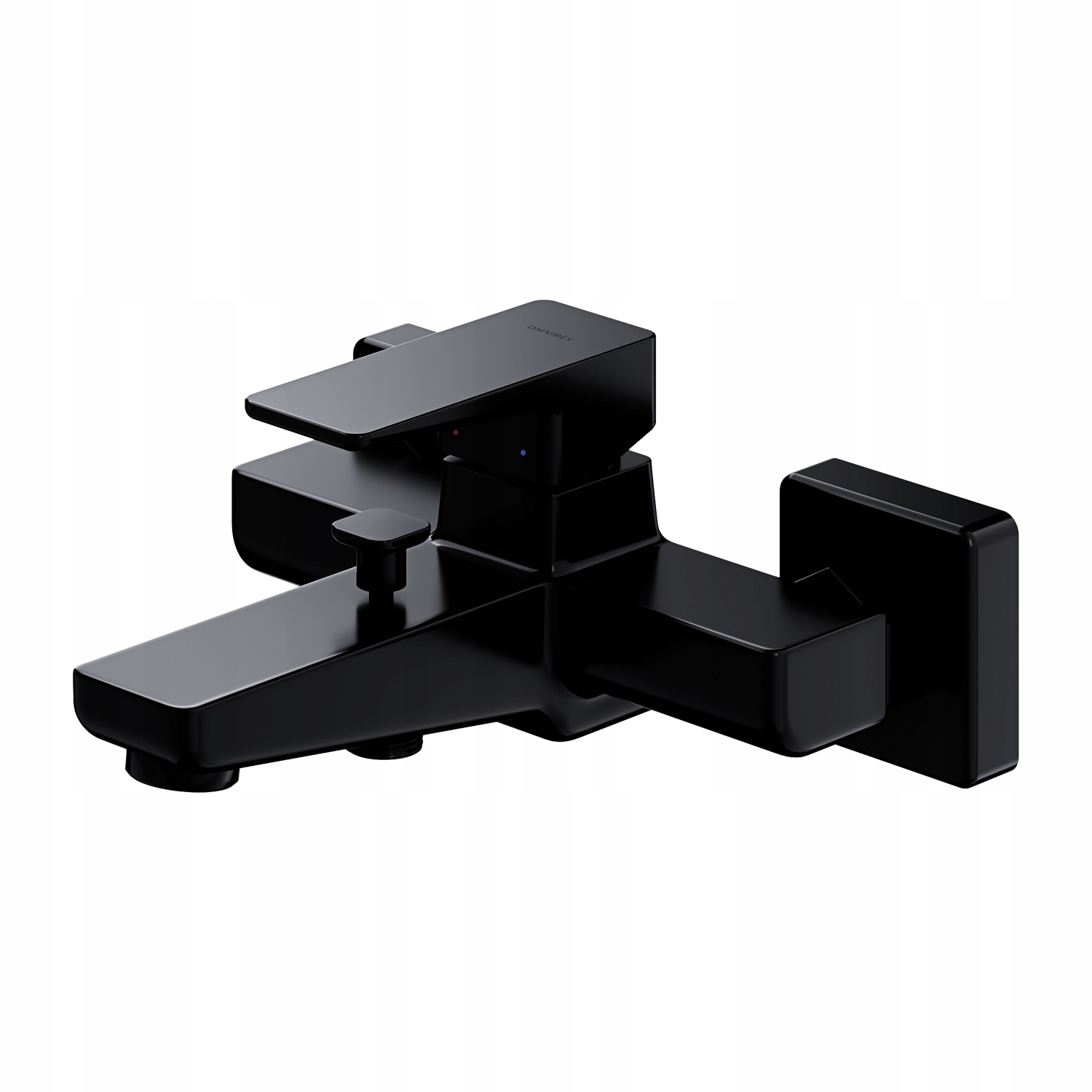 Vaňová batéria - Omnires Parma Bath Mixer Black Mat
